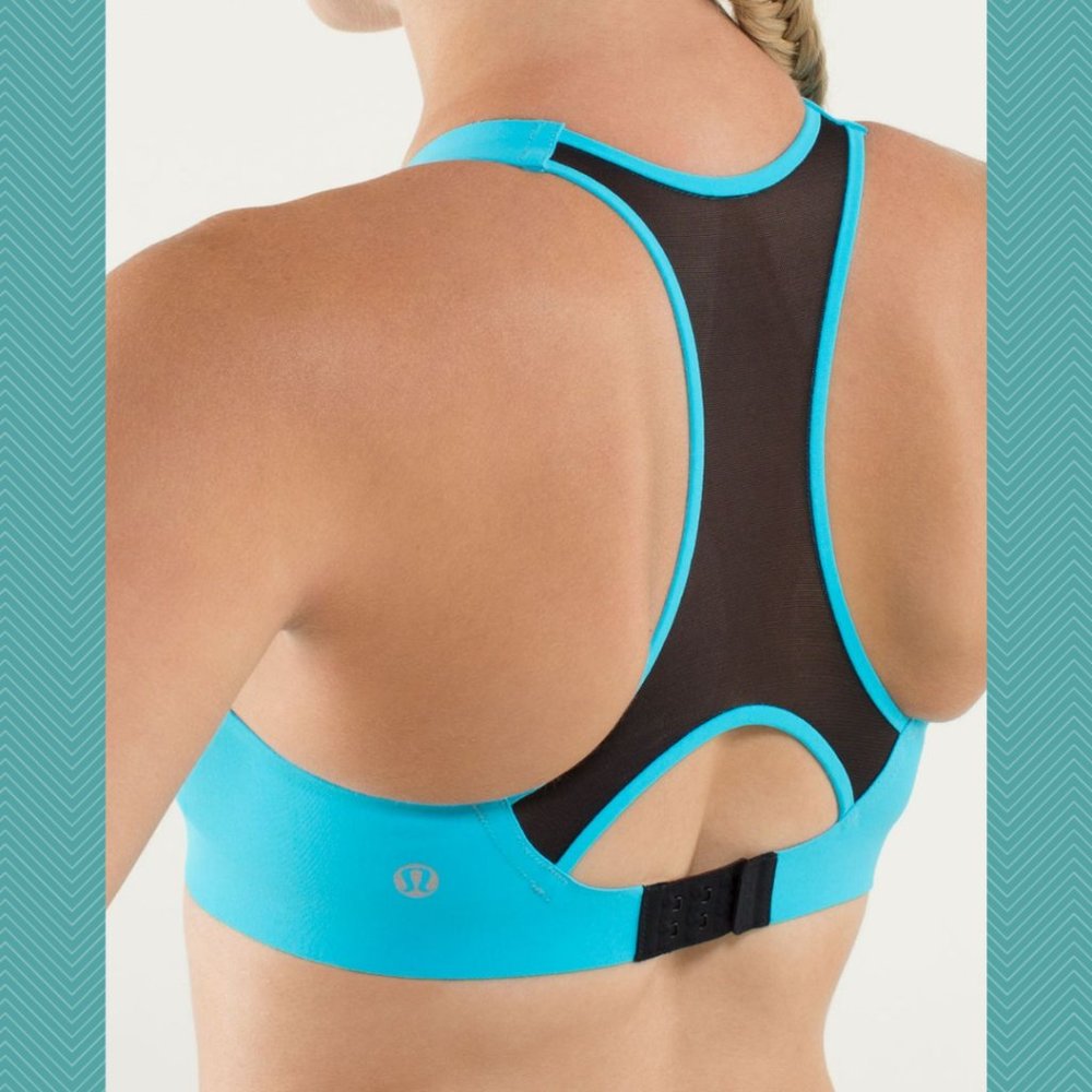 Lululemon Spry Blue Bitty Bracer Bra